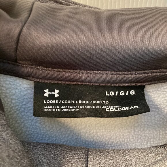 Under Armour Loose Coldgear Hoodie Size Large - Picture 5 of 6